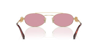 Miu Miu SMU 54ZS women Gold Geometric Sunglasses