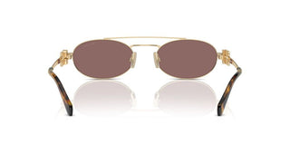 Miu Miu SMU 54ZS women Gold Geometric Sunglasses