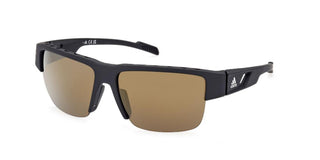 Adidas SP0070 unisex Black Visor Sunglasses