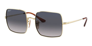 Ray-Ban SQUARE RB 1971 women Gold Geometric Sunglasses