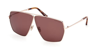 Tom Ford STELLA FT1185 unisex Rose gold Squared Sunglasses