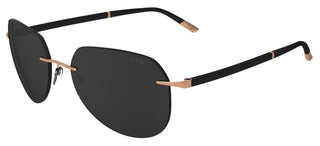 Silhouette SUN C-2 8709 unisex Brown Pilot Sunglasses