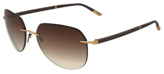 Silhouette SUN C-2 8709 unisex Gold Pilot Sunglasses