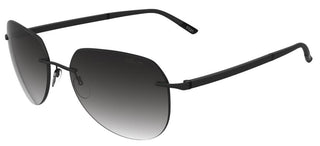 Silhouette SUN C-2 8709 unisex Black Pilot Sunglasses