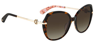 Kate Spade TALIYAH/G/S women Havana Squared Sunglasses