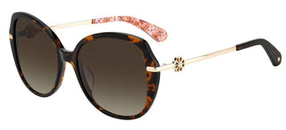 Kate Spade TALIYAH/G/S women Havana Squared Sunglasses