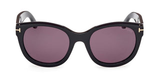 Tom Ford TAMARA-02 FT 1114 women Black Cat Eye Sunglasses