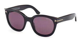 Tom Ford TAMARA-02 FT 1114 women Black Cat Eye Sunglasses