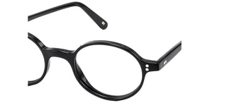 L.G.R TEOS men Black Round Eyeglasses