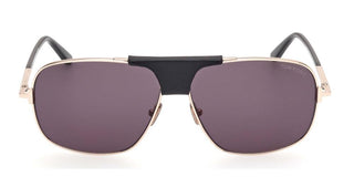 Tom Ford TEX FT 1096 unisex Rose gold Pilot Sunglasses