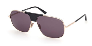 Tom Ford TEX FT 1096 unisex Rose gold Pilot Sunglasses