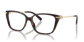 Tiffany & Co. TF 2248K women Havana Squared Eyeglasses