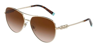 Tiffany & Co. TF 3083B women Gold Pilot Sunglasses