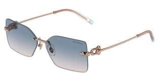 Tiffany & Co. TF 3088 women Brown Squared Sunglasses