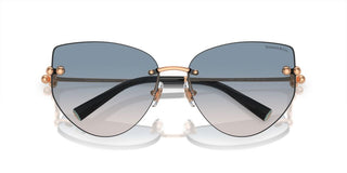 Tiffany & Co. TF 3096 women Gold Butterfly Sunglasses