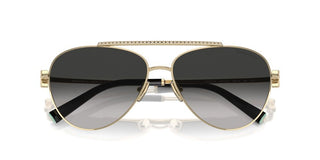 Tiffany & Co. TF 3101B women Gold Pilot Sunglasses