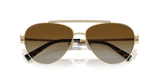 Tiffany & Co. TF 3101B women Gold Pilot Sunglasses