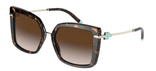 Tiffany & Co. TF 4185 women Havana Squared Sunglasses