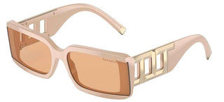 Tiffany & Co. TF 4197 women Brown Geometric Sunglasses