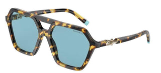 Tiffany & Co. TF 4198 women Havana Geometric Sunglasses