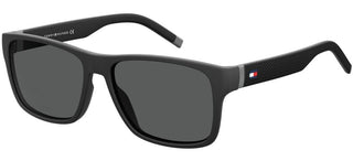 Tommy Hilfiger TH 1718/S men Black Squared Sunglasses