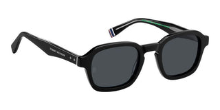 Tommy Hilfiger TH 2032/S men Black Squared Sunglasses