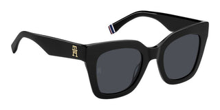 Tommy Hilfiger TH 2051/S women Black Squared Sunglasses