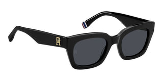 Tommy Hilfiger TH 2052/S women Black Squared Sunglasses