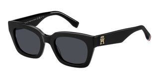 Tommy Hilfiger TH 2052/S women Black Squared Sunglasses