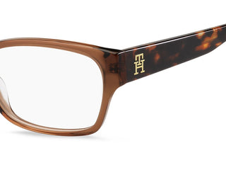 Tommy Hilfiger TH 2055 women Brown Geometric Eyeglasses