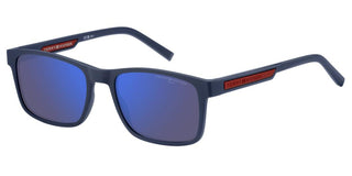 Tommy Hilfiger TH 2089/S men Blue Rectangle Sunglasses