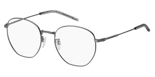 Tommy Hilfiger TH 2114/F men Ruthenium Round Eyeglasses