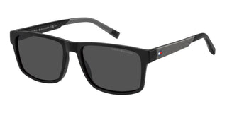 Tommy Hilfiger TH 2142/S men Black Rectangle Sunglasses