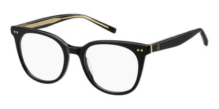 Tommy Hilfiger TH 2160 women Black Rectangle Eyeglasses