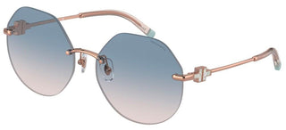 Tiffany & Co. TIFFANY T TF 3077 women Rose gold Geometric Sunglasses