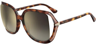 Jimmy Choo TILDA/G/S women Havana Oversize Sunglasses