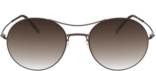 Silhouette TITAN BREEZE 8694 women Brown Round Sunglasses