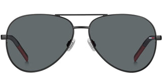 Tommy Jeans TJ 0008/S unisex Black Visor Sunglasses