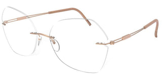 Silhouette TNG CRYSTALS 5551/KF women Rose gold Butterfly Eyeglasses