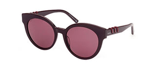 Tod's TO0275 women Violet Round Sunglasses