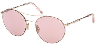 Tod's TO0291 women Rose gold Round Sunglasses