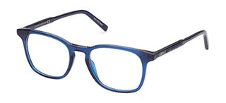 Tod's TO5241 unisex Blue Geometric Eyeglasses