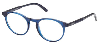 Tod's TO5250 men Blue Round Eyeglasses