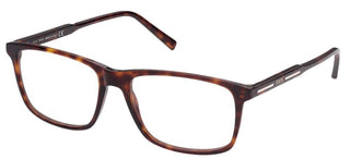 Tod's TO5251 men Havana Geometric Eyeglasses