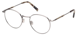 Tod's TO5253 men Ruthenium Round Eyeglasses