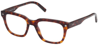 Tod's TO5260 men Havana Geometric Eyeglasses