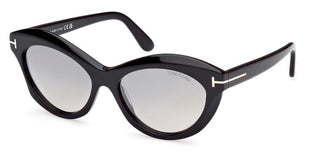 Tom Ford TONI FT 1111 unisex Black Cat Eye Sunglasses