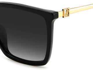 Jimmy Choo TOTTA/G/S women Black Squared Sunglasses