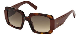 Tod's TO 0213 women Havana Geometric Sunglasses