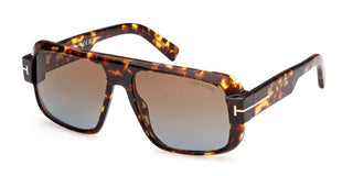 Tom Ford TURNER FT 1101 men Havana Geometric Sunglasses